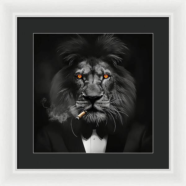 The Lion Don - Framed Print
