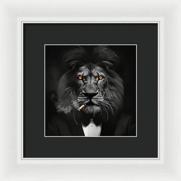 The Lion Don - Framed Print