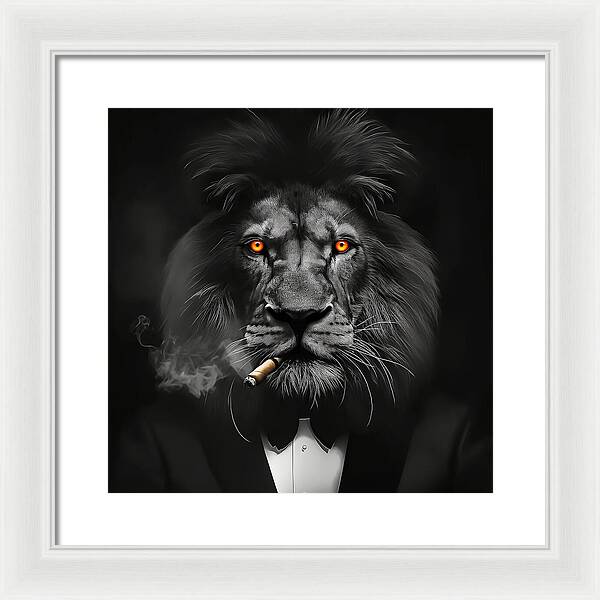 The Lion Don - Framed Print