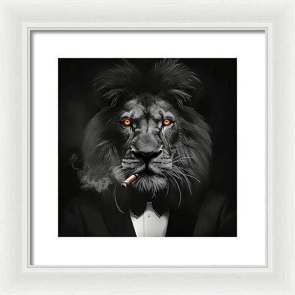 The Lion Don - Framed Print