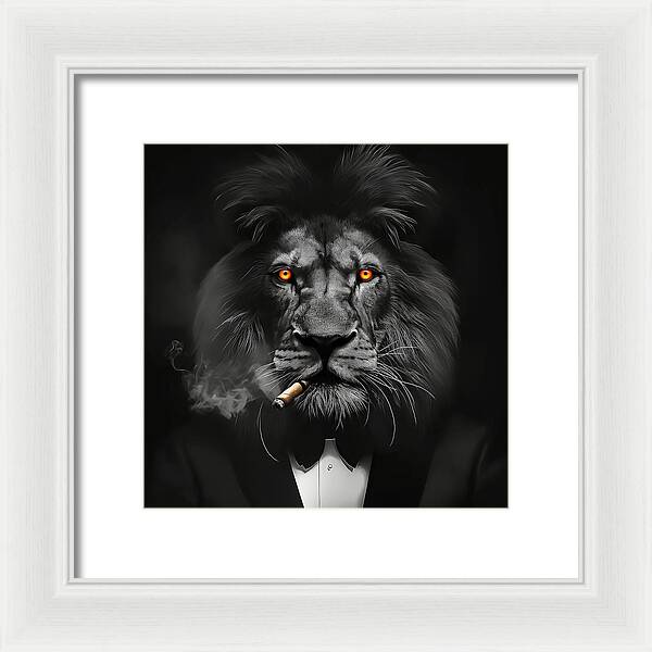 The Lion Don - Framed Print