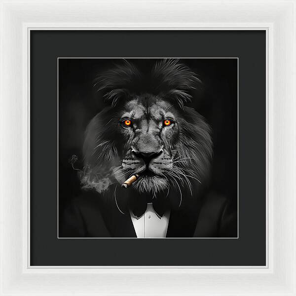 The Lion Don - Framed Print