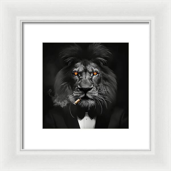 The Lion Don - Framed Print
