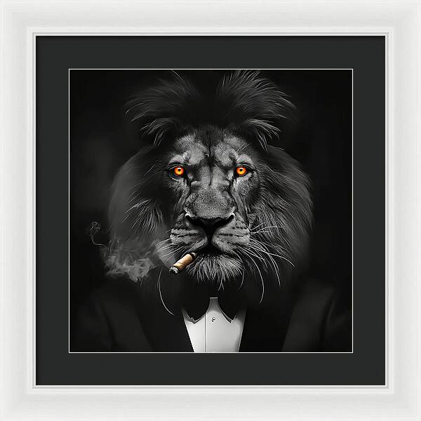 The Lion Don - Framed Print