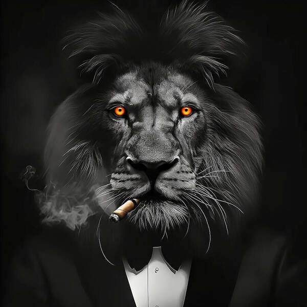 The Lion Don - Art Print