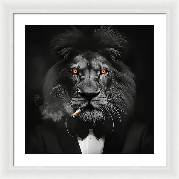 The Lion Don - Framed Print