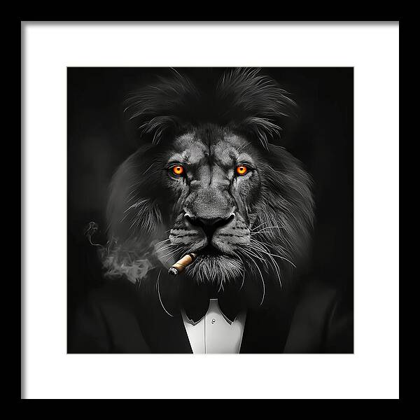 The Lion Don - Framed Print