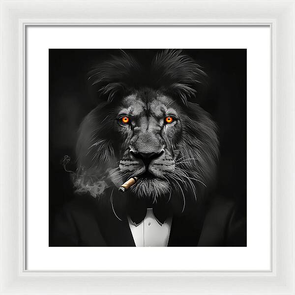The Lion Don - Framed Print