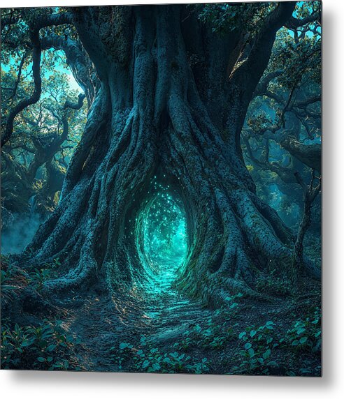 The Whispering Passage - Metal Print