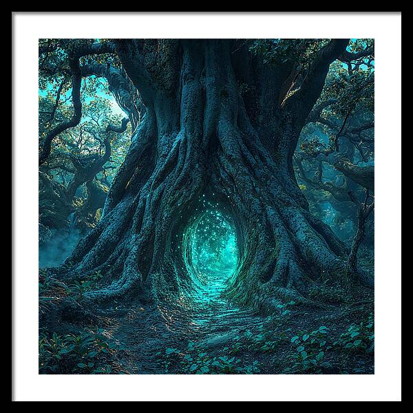 The Whispering Passage - Framed Print