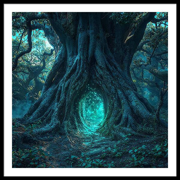 The Whispering Passage - Framed Print