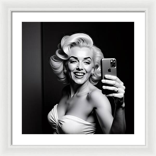Timeless Selfie - Framed Print