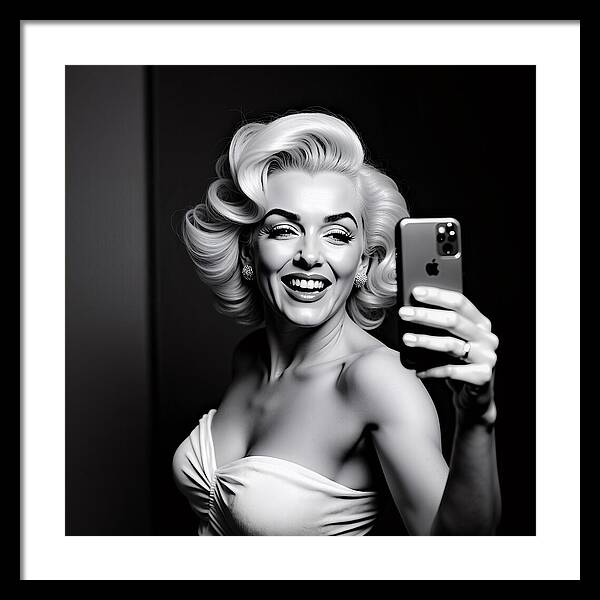 Timeless Selfie - Framed Print