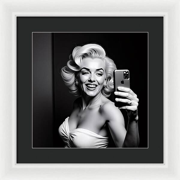 Timeless Selfie - Framed Print