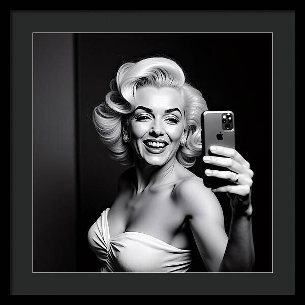Timeless Selfie - Framed Print