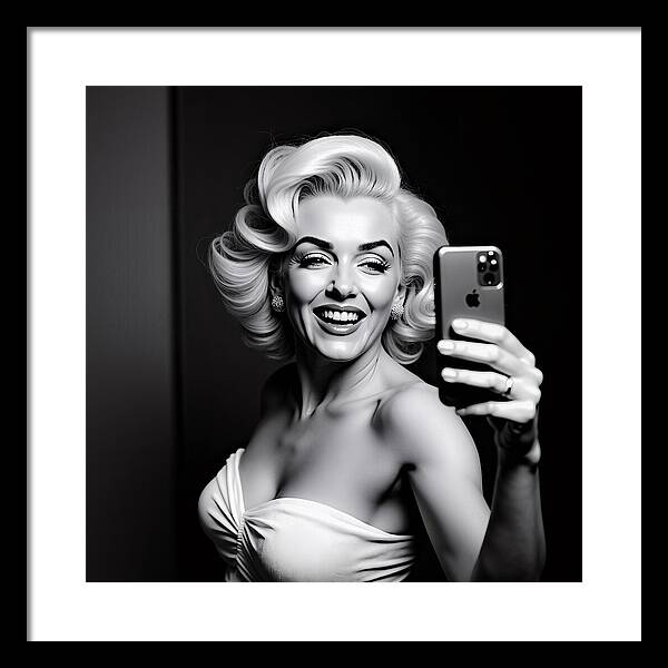 Timeless Selfie - Framed Print