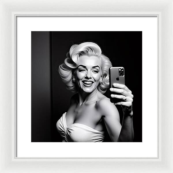 Timeless Selfie - Framed Print