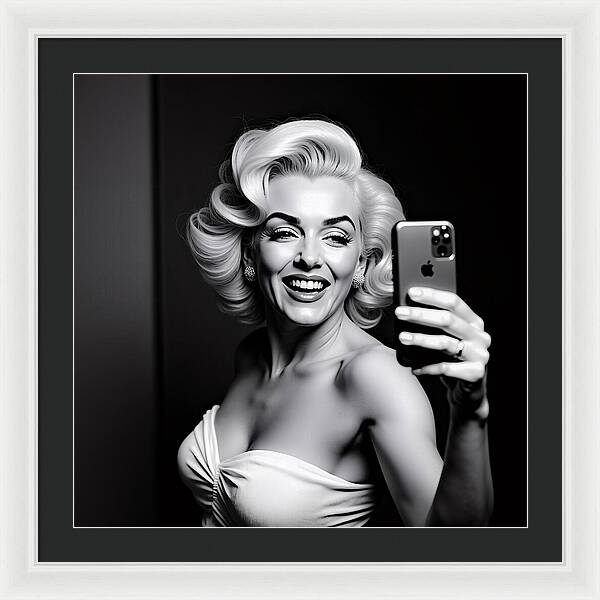 Timeless Selfie - Framed Print