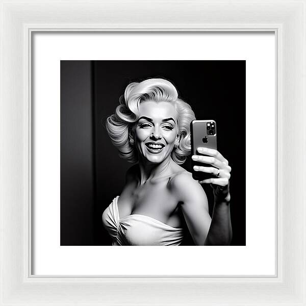 Timeless Selfie - Framed Print