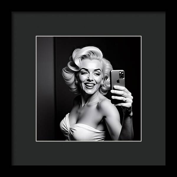Timeless Selfie - Framed Print