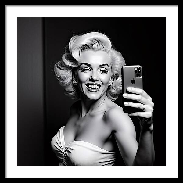 Timeless Selfie - Framed Print
