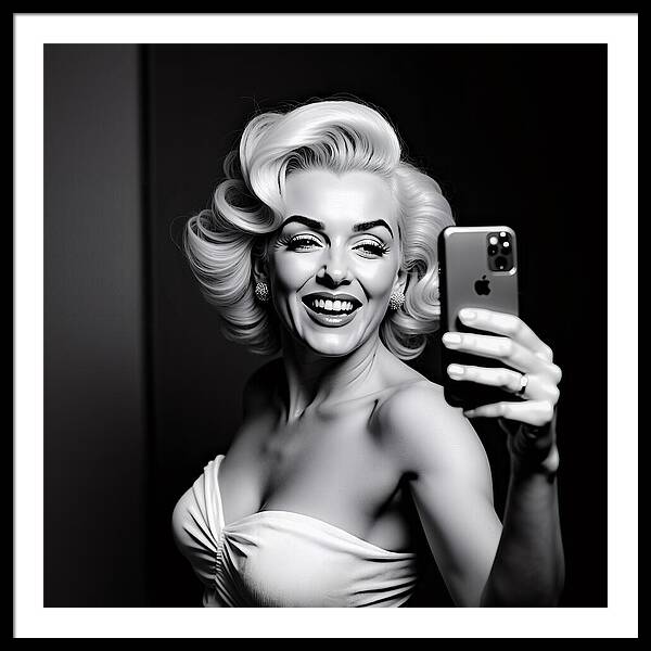 Timeless Selfie - Framed Print