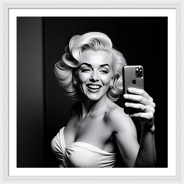 Timeless Selfie - Framed Print