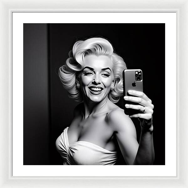 Timeless Selfie - Framed Print
