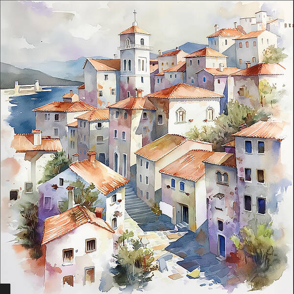Timeless Village - Art Print