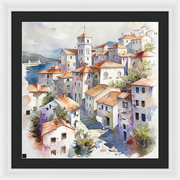 Timeless Village - Framed Print