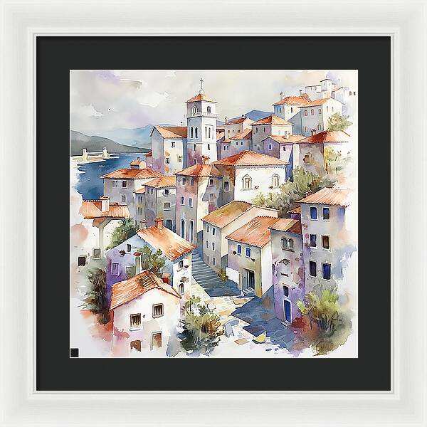 Timeless Village - Framed Print