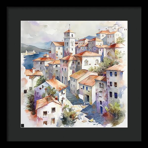 Timeless Village - Framed Print