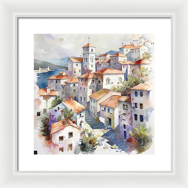 Timeless Village - Framed Print