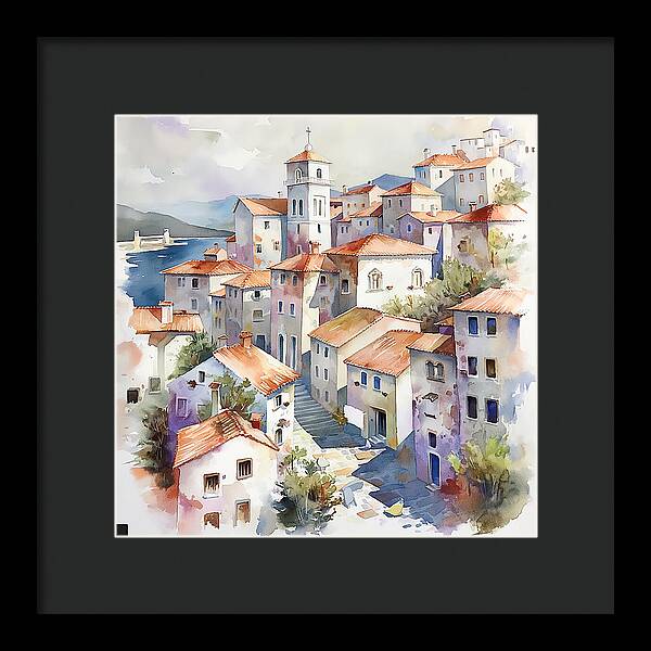 Timeless Village - Framed Print
