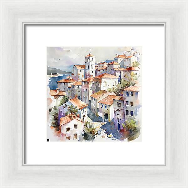 Timeless Village - Framed Print