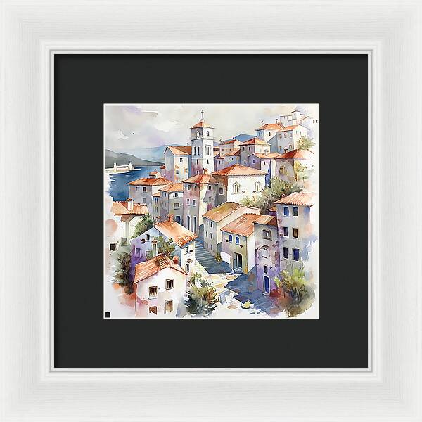 Timeless Village - Framed Print