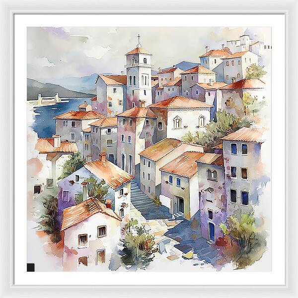 Timeless Village - Framed Print