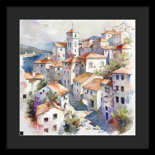 Timeless Village - Framed Print