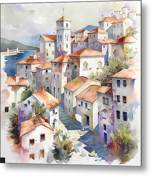 Timeless Village - Metal Print