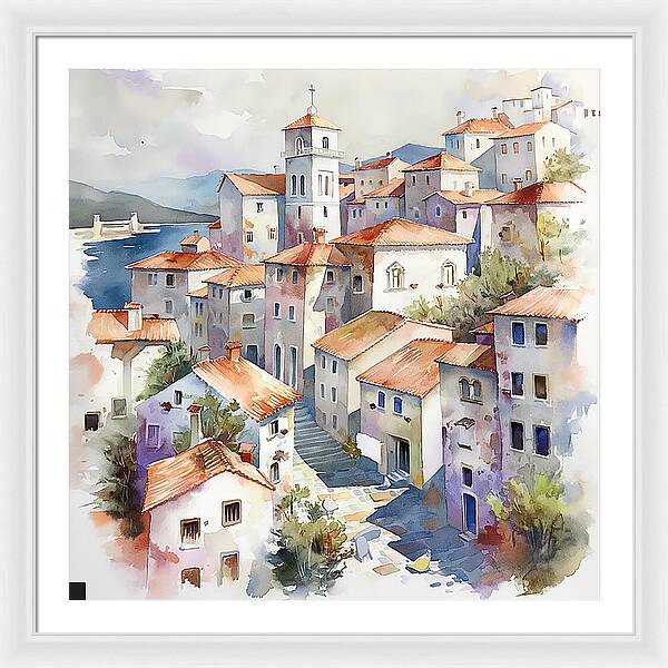 Timeless Village - Framed Print