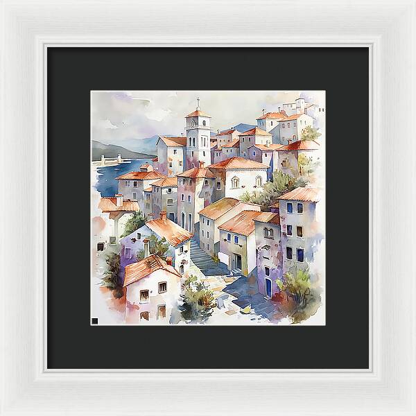 Timeless Village - Framed Print