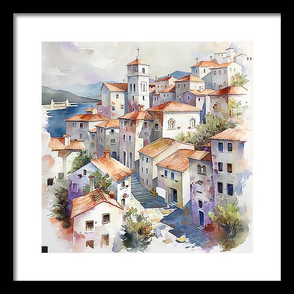 Timeless Village - Framed Print