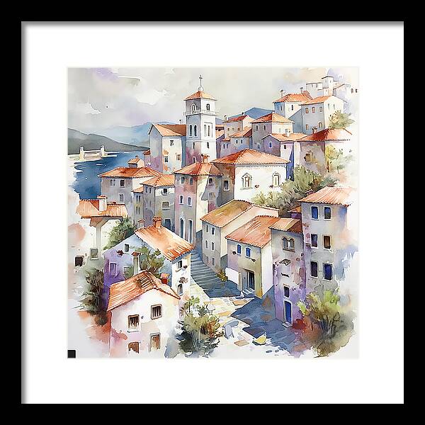 Timeless Village - Framed Print