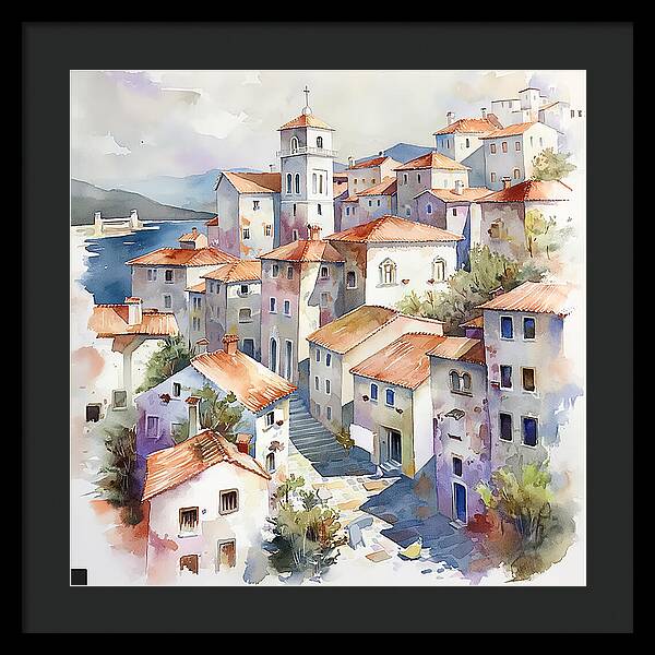 Timeless Village - Framed Print