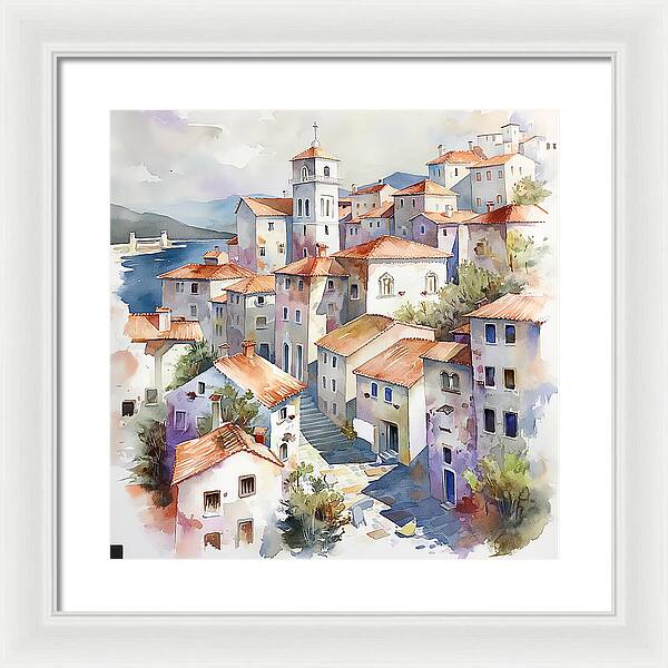 Timeless Village - Framed Print