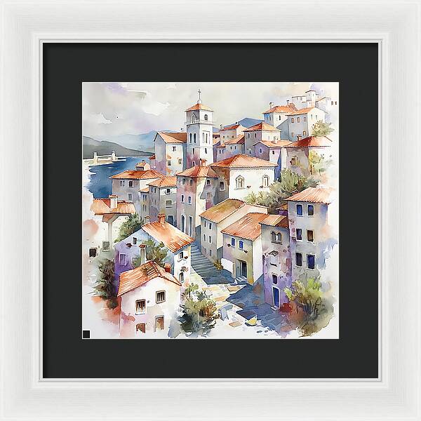 Timeless Village - Framed Print