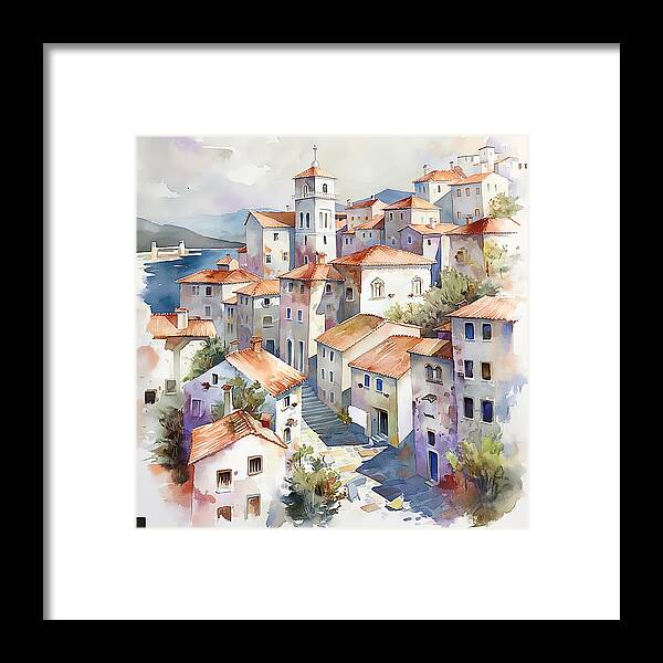 Timeless Village - Framed Print