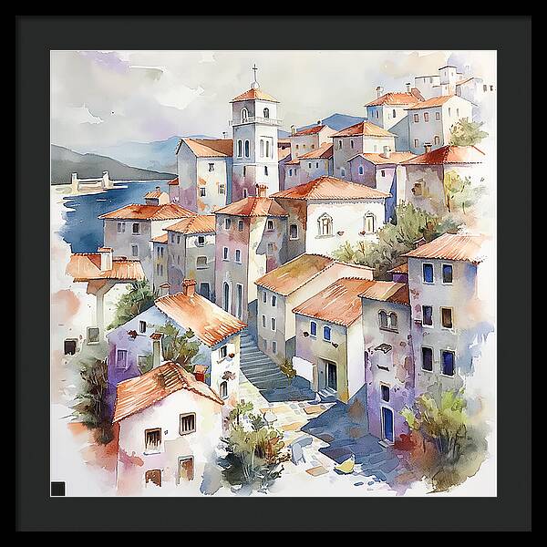 Timeless Village - Framed Print
