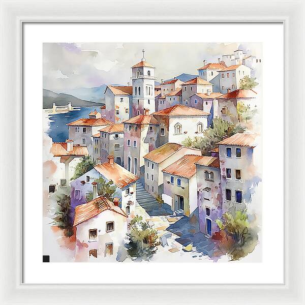 Timeless Village - Framed Print