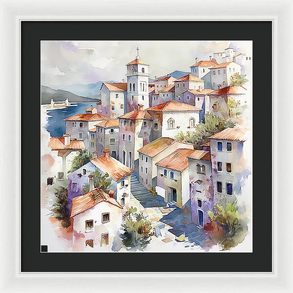Timeless Village - Framed Print